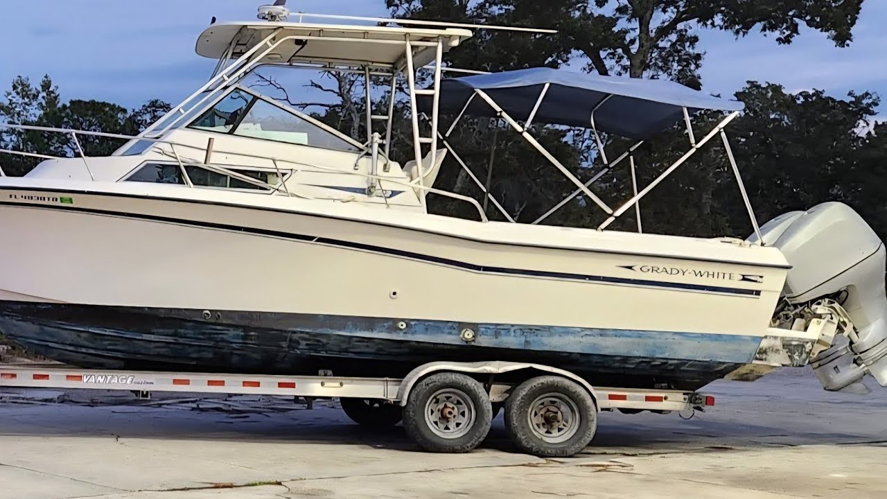 2023 Our World of Adventures - 1990 Grady White 25' Sailfish Boat Project  (Part 1)