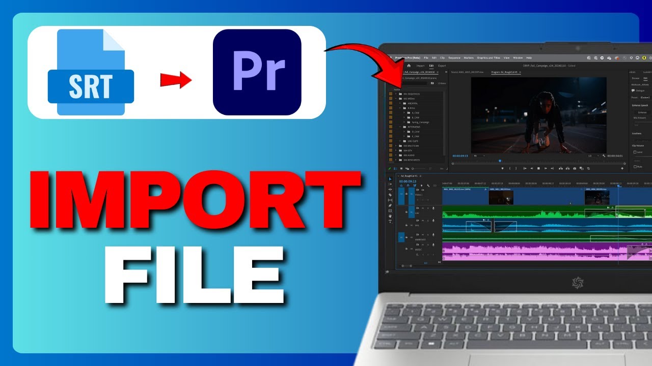 Как импортировать файлы субтитров SRT в Premiere Pro (полное руководство) 2026!