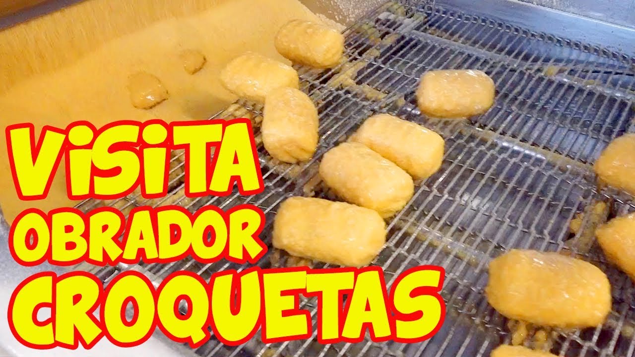 Como se hacen CROQUETAS en un OBRADOR PROFESIONAL!!! OMG