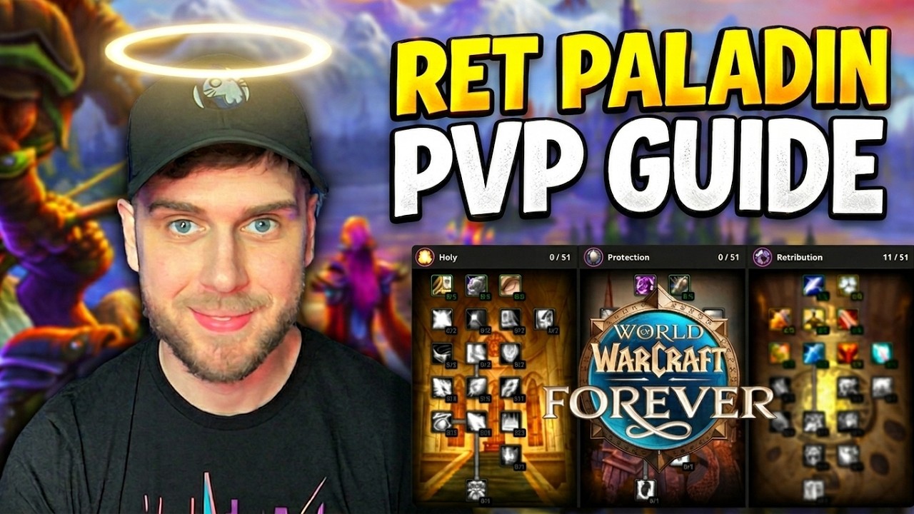 Гайд по PvP для Ретри Паладина 20 уровня в WoW Forever (таланты, характеристики, ротация, макросы)