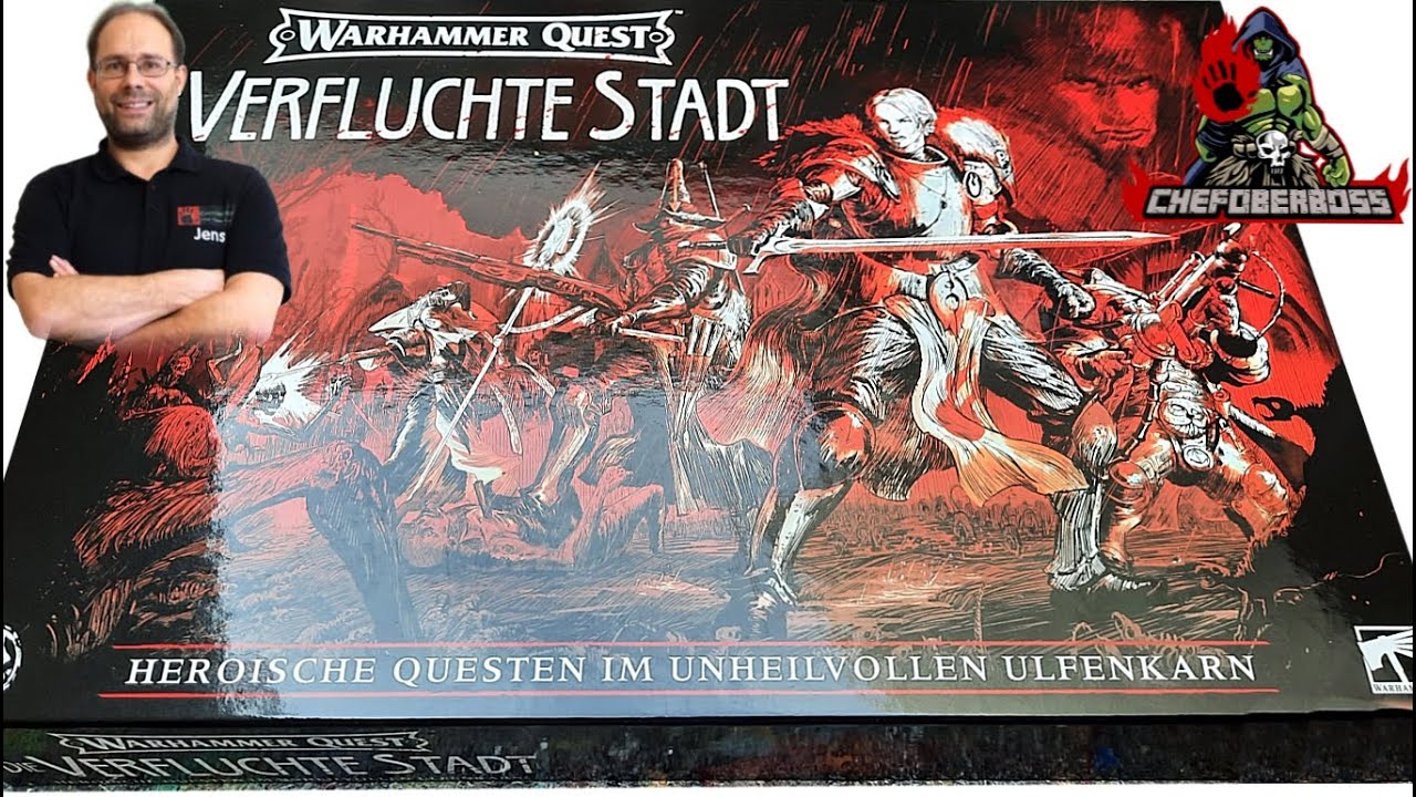 Warhammer Quest: Die verfluchte Stadt - Cursed City - Unboxing & Review (Chefoberboss, Brettspiele)