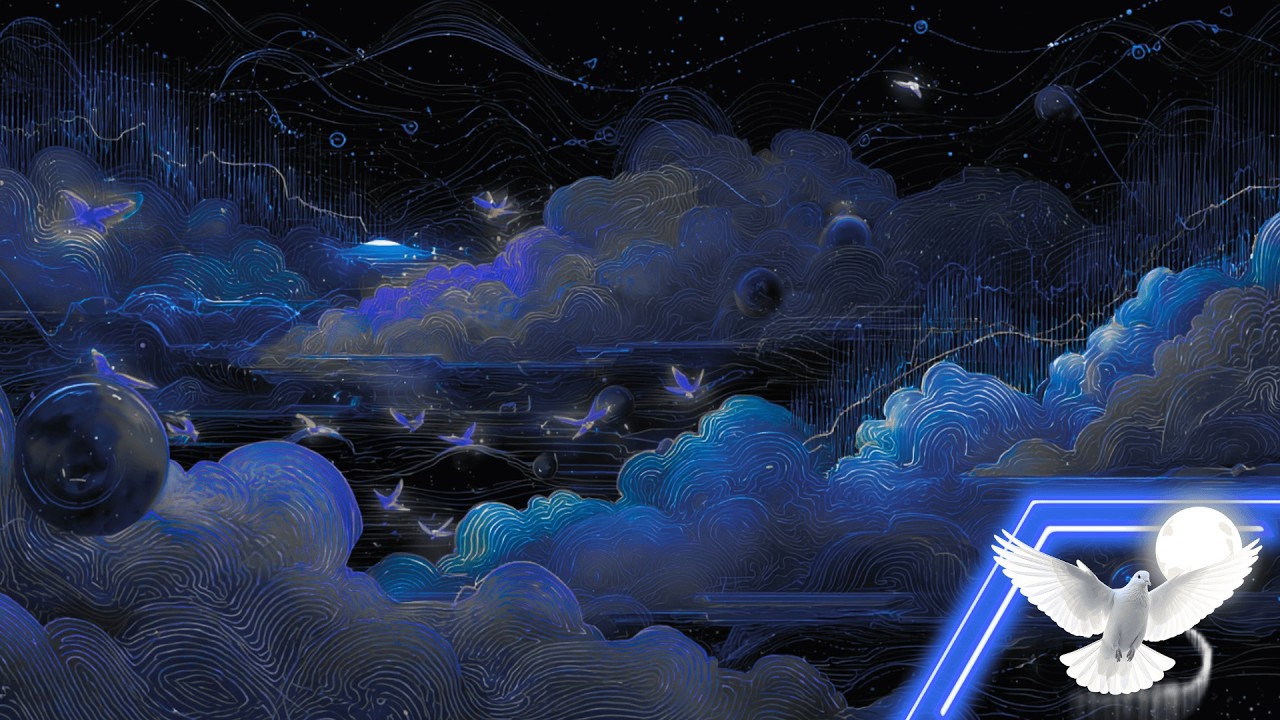 Fall Asleep Fast • Cloudy Night • 432 Hz Deep Sleep Music • Delta Waves & Binaural Beats • 6 Hours