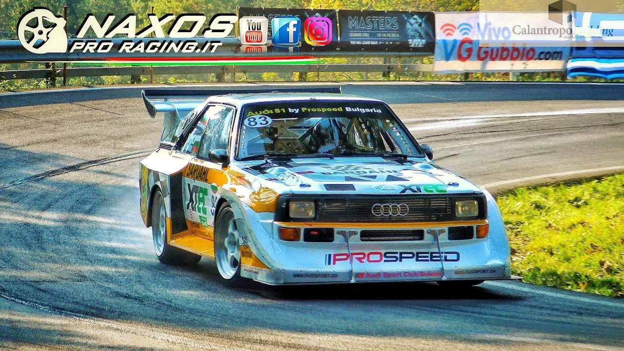 AUDI S1 ZLATKOV NICOLAY FIA HILLCLIMB MASTER GUBBIO 2018