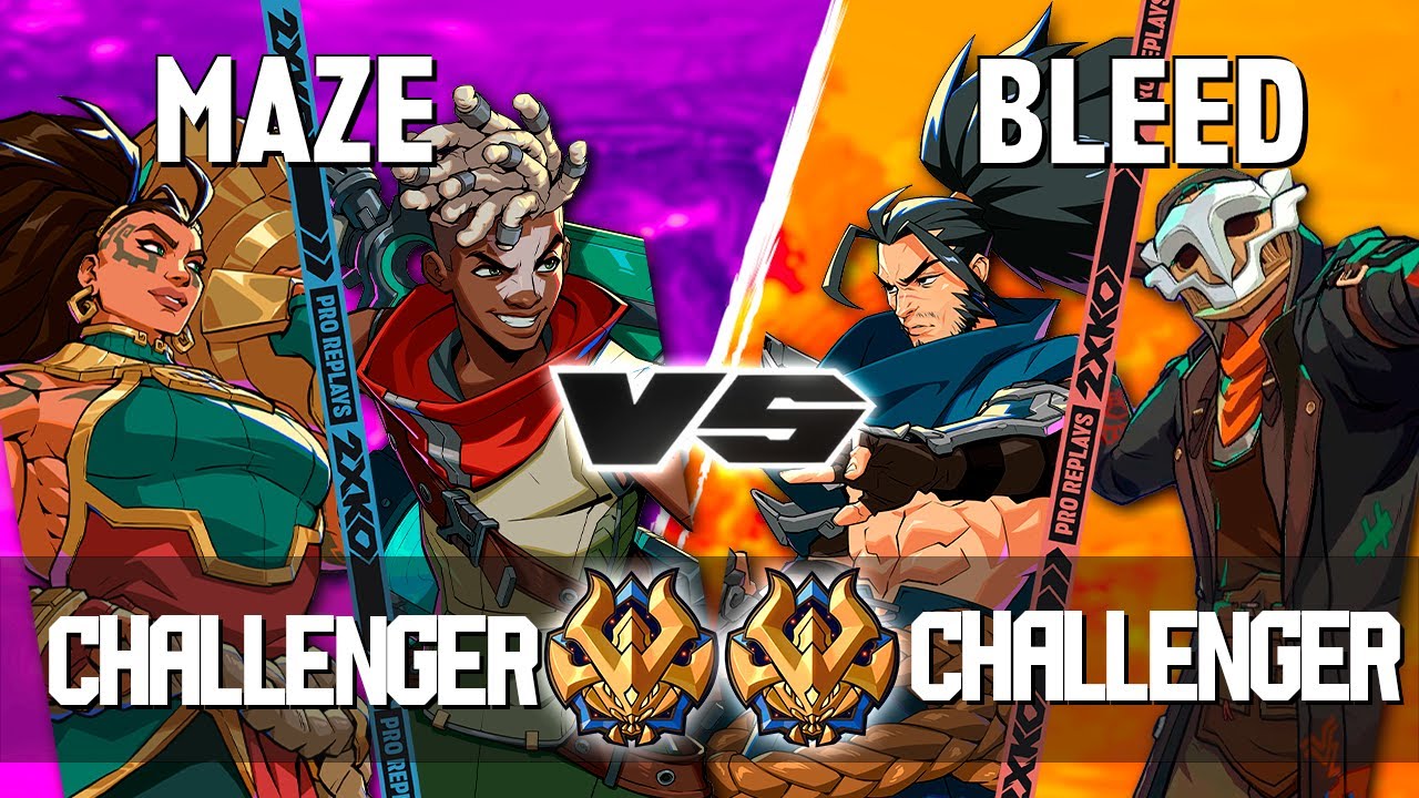 2XKO ▰ MAZE (Экко-Иллаой) vs BLEED (Ясуо-Экко) ▰ Повторы уровня 2XKO Pro