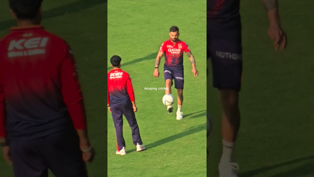 Virat Kohli Football Skills #rcb #ipl #ipl2025 #shorts