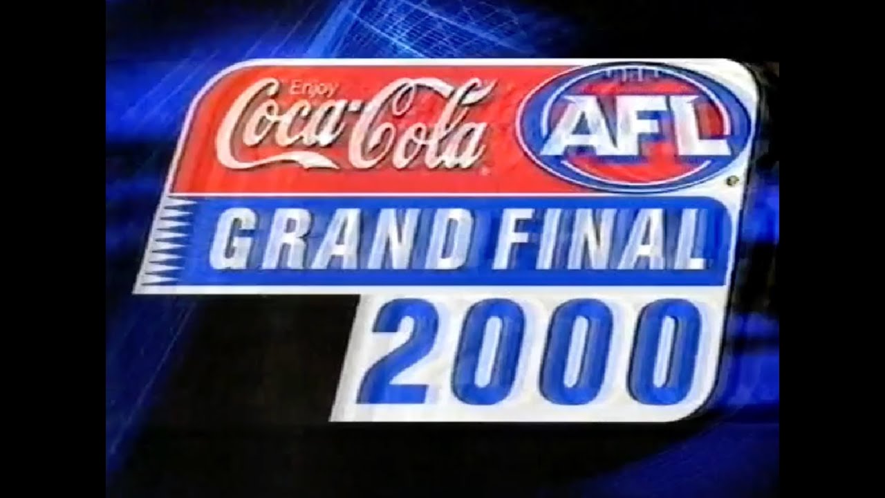 Tasmanian TV transmission of 2000 AFL Grand Final - Melbourne v Essendon incl local commercials