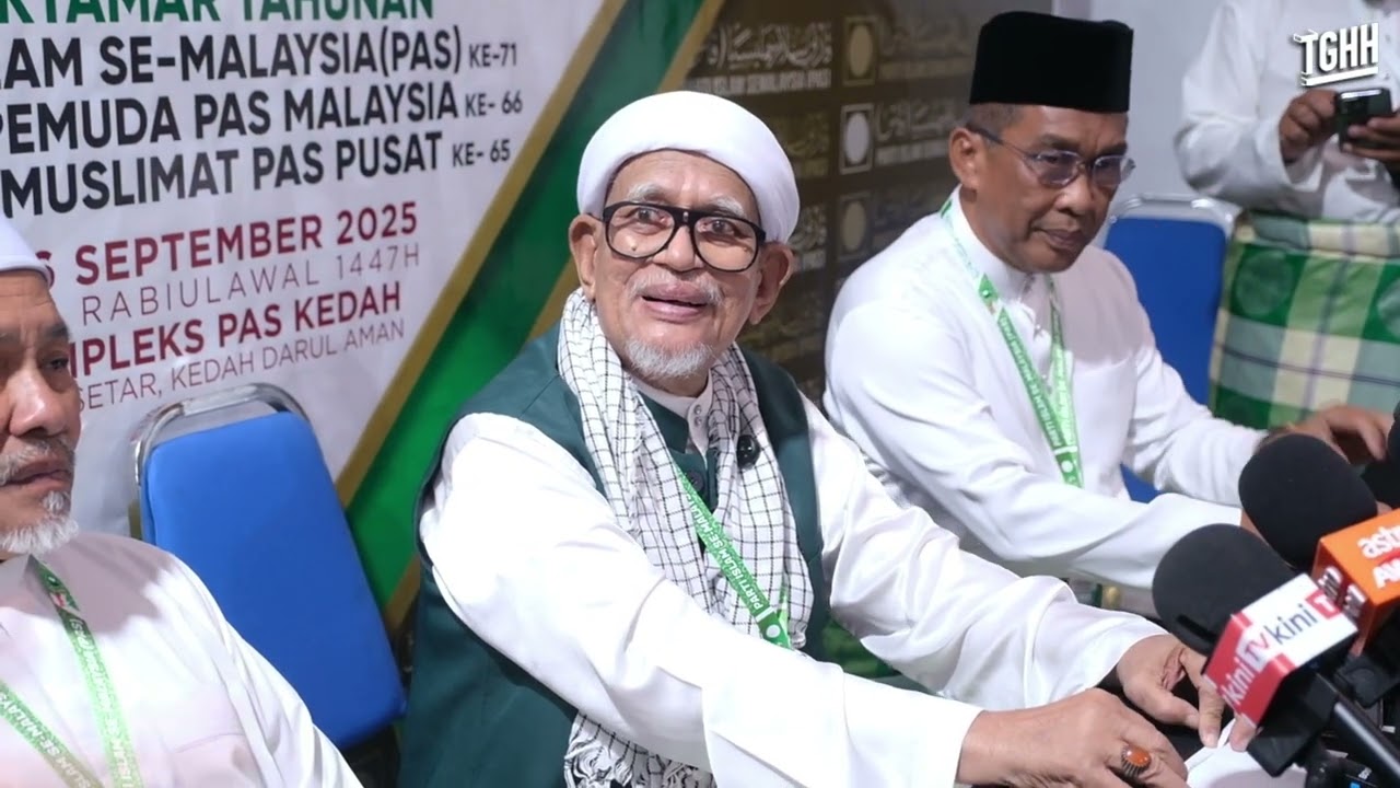 Sidang Media Presiden PAS di Muktamar Tahunan PAS Kali Ke-71