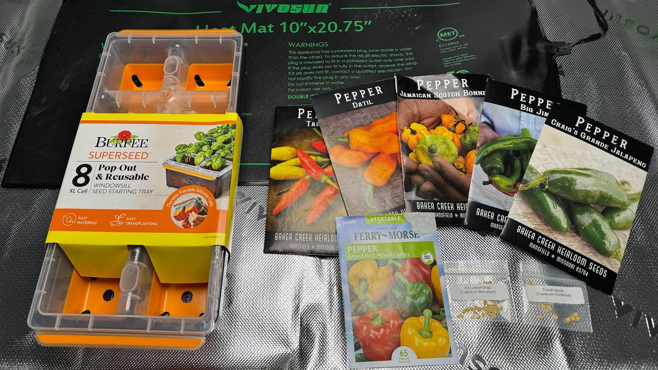 Starting my 2024 Pepper Plant Seeds!