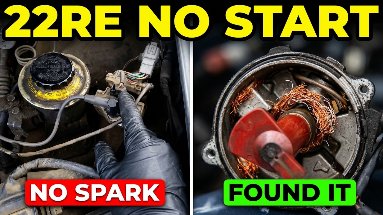 How to fix Toyota truck 22re not starting with no spark