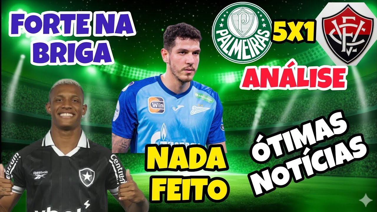 🚨 MELHOR ATUAÇÃO DO ANO E GOLEADA ABSURDA + MERCADO DA BOLA PEGANDO FOGO - NINO CHANCE QUASE 0?