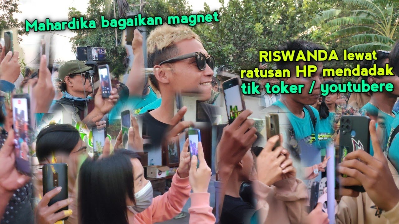 RISWANDA lewat. mendadak ratusan HP berdiri / mereng🫢🫢
