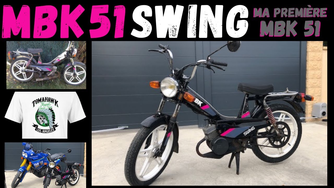 J’achète une MBK 51 Swing de 1989. Démarrage à kick, fourche télescopique,... Présentation et Essai