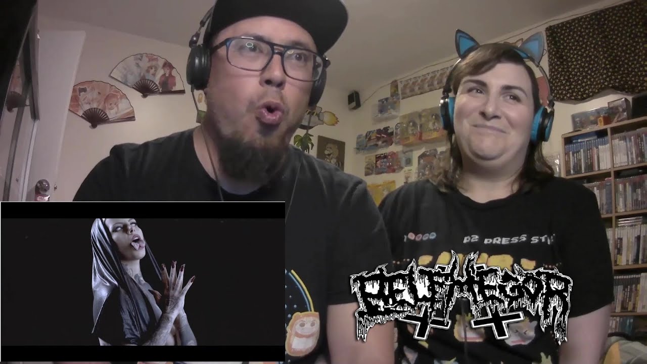 couple reacts to Necrodaemon Terrorsathan by Belphegor