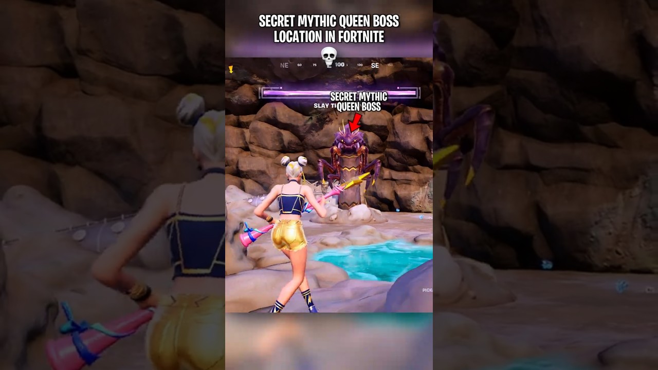 New Secret Mythic Boss Location in Fortnite Season 4 🤯 #fortnite #fortniteclips