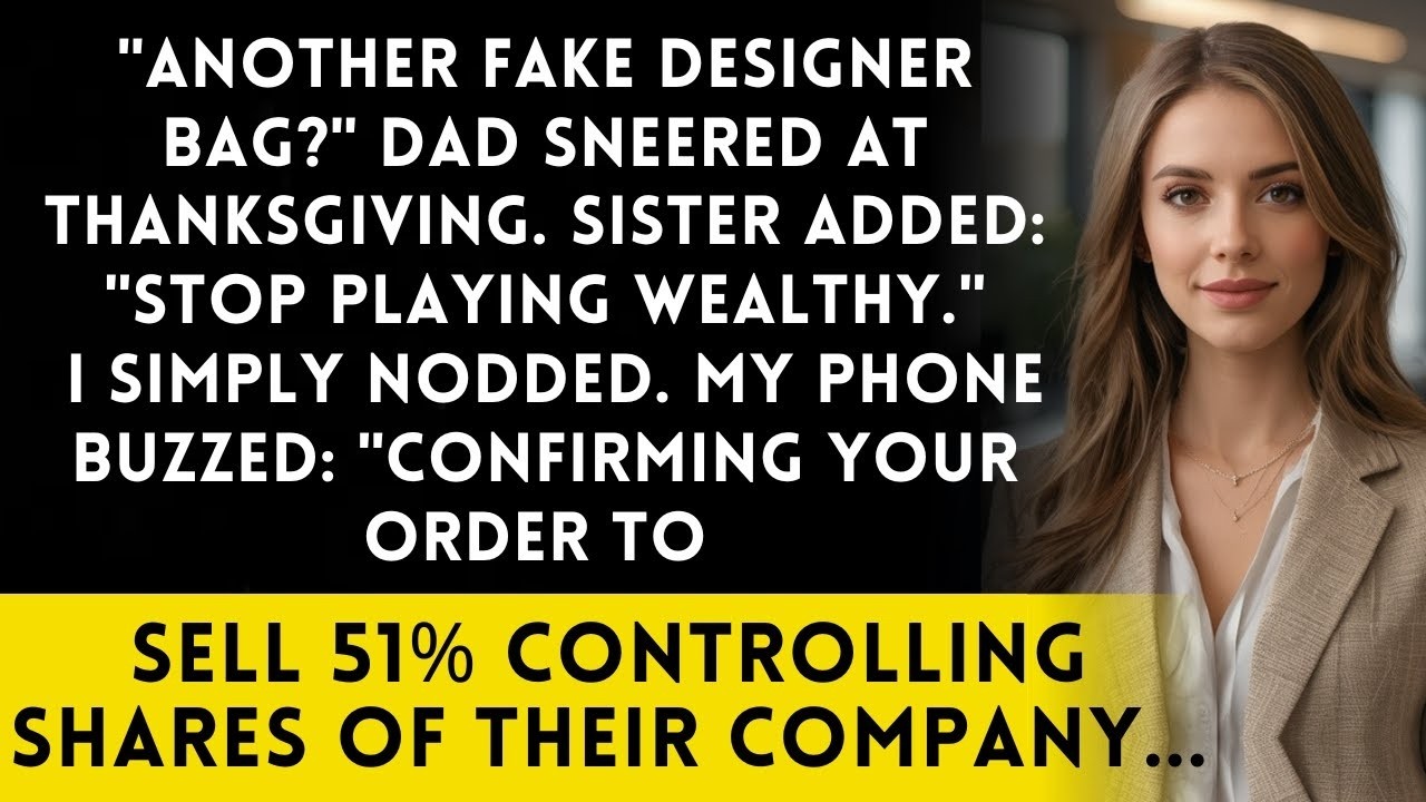 Family Said Stop Pretending To Be Rich - I Control Their 200M Company Stock