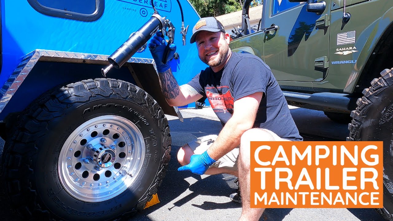 Teardrop Trailer Maintenance | How To Grease A Timbren Axel-less Suspension & Articulating Hitch