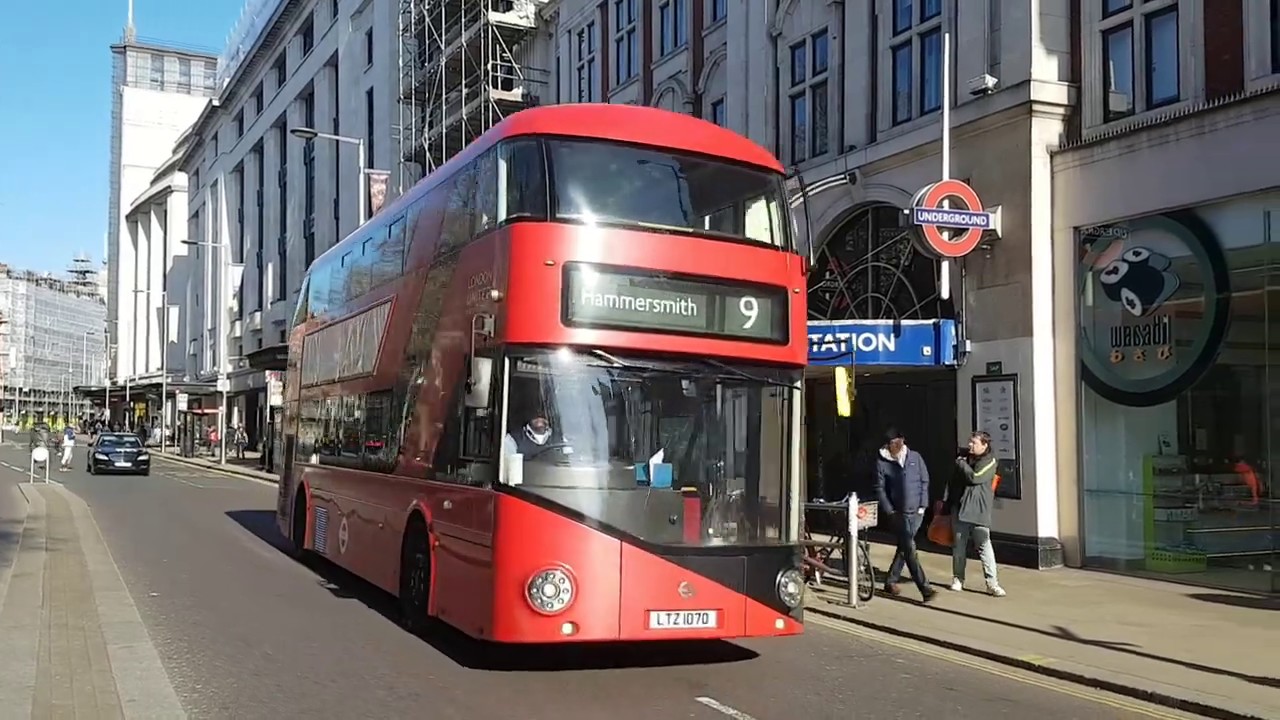 London Buses at Kensington High Street (2020)