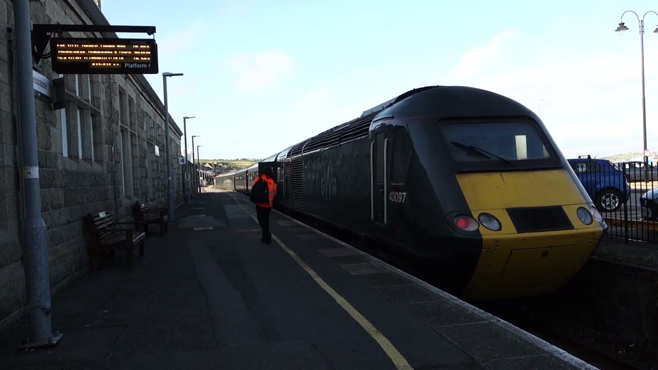 HST Class 43 Start and Depart Penzance