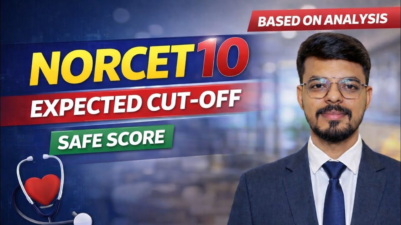 Ожидаемый проходной балл NORCET 10, безопасный балл для категорий EWS, UR, SC, ST, OBC, #важно #в...