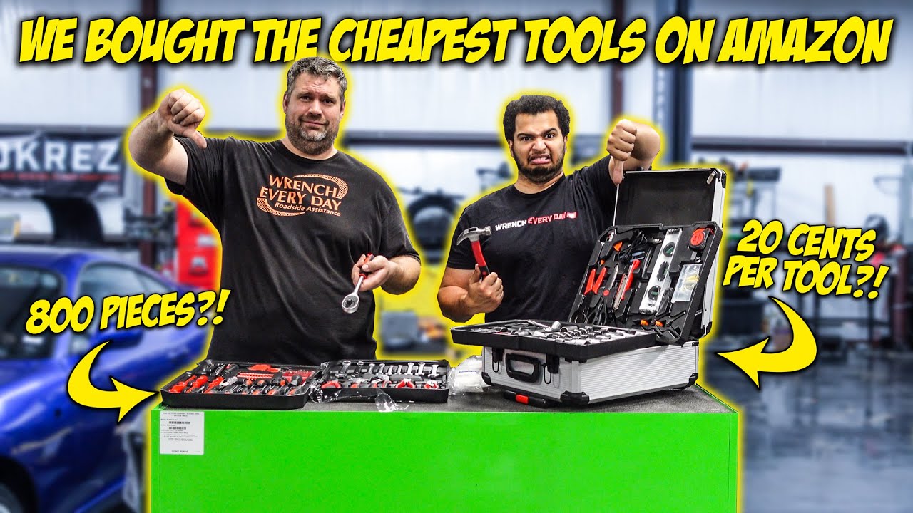 We Bought The Cheapest Tools On Amazon (So You Don't Have To)