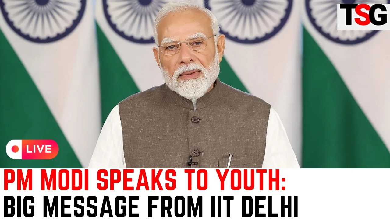 PM Modi LIVE:  At IIT Delhi Convocation | 57th Ceremony & Full Speech | TSG