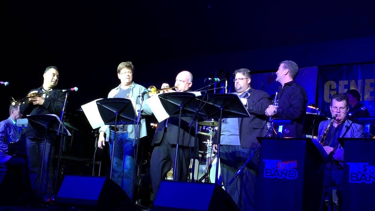 James Morrison auditioning for The Big Phat Band trumpet section