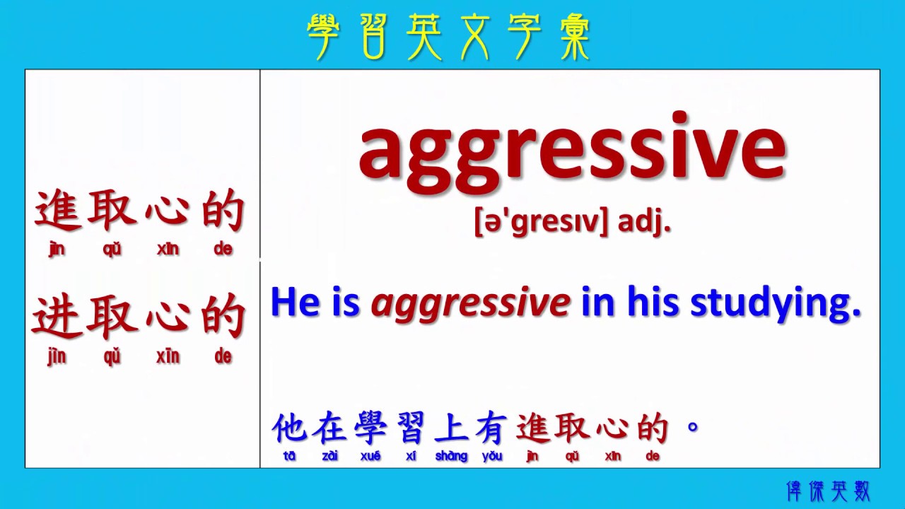 學習英文字彙 221 (Expand your English words)