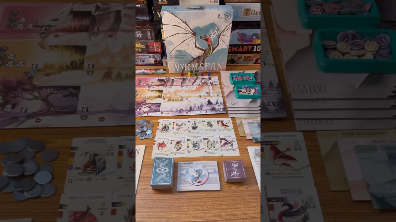 A Clawesome game, Wyvern you like it or not 🐲🥚 #boardgames #tabletopgames #gamenight #wingspan