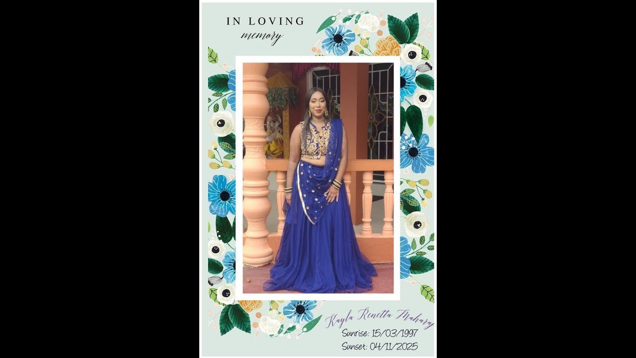 The Funeral of the late Kayla Renetta Maharaj