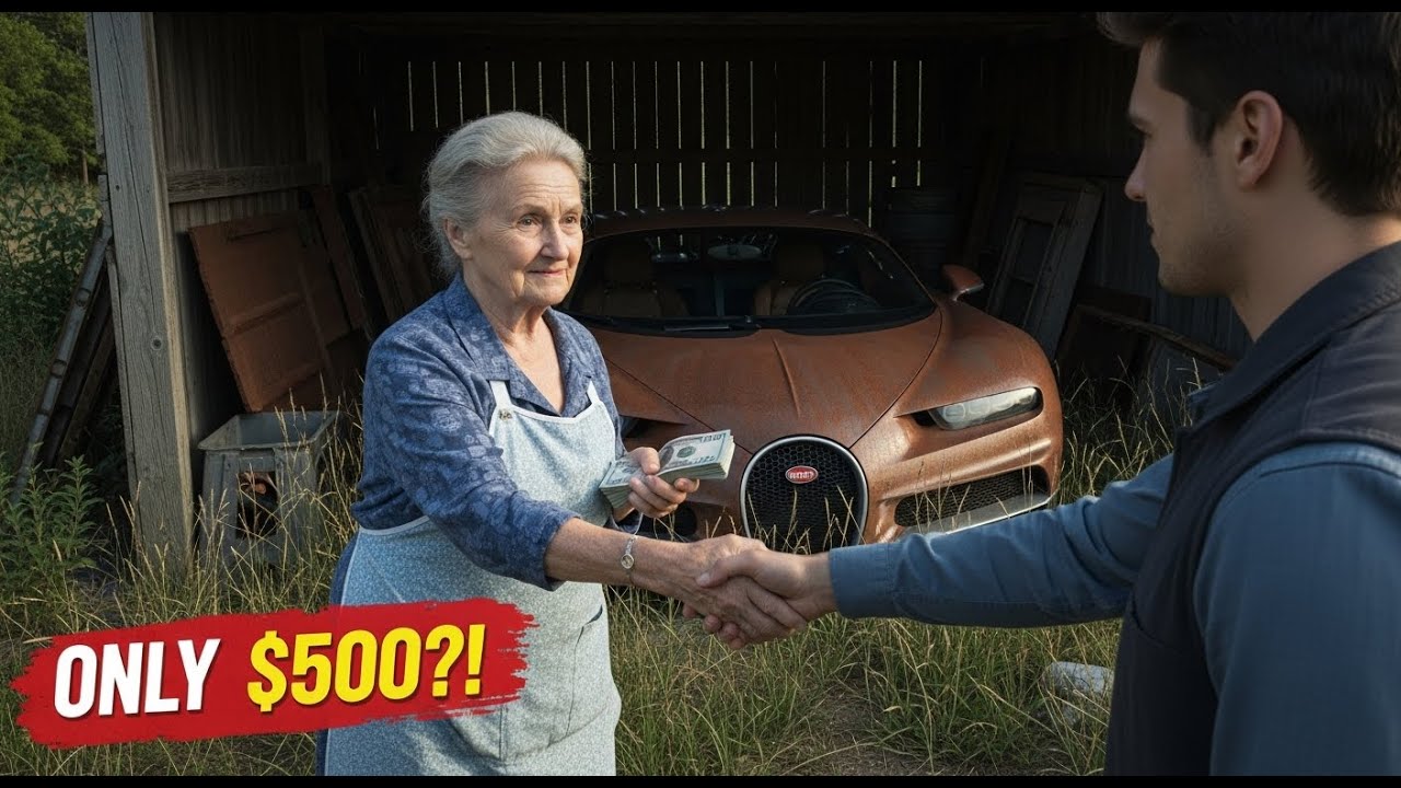 I Bought a Bugatti Chiron for $500! (Grandma Sold Me Her Abandoned Supercar)