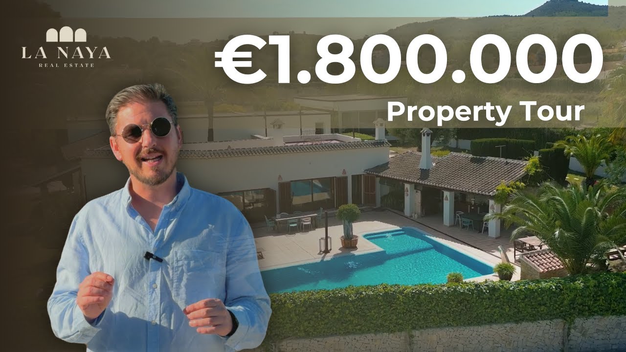 Luxury Mediterranean Villa Tour: Tranquil Retreat in Jávea with Pool, Garden & Separate Studio