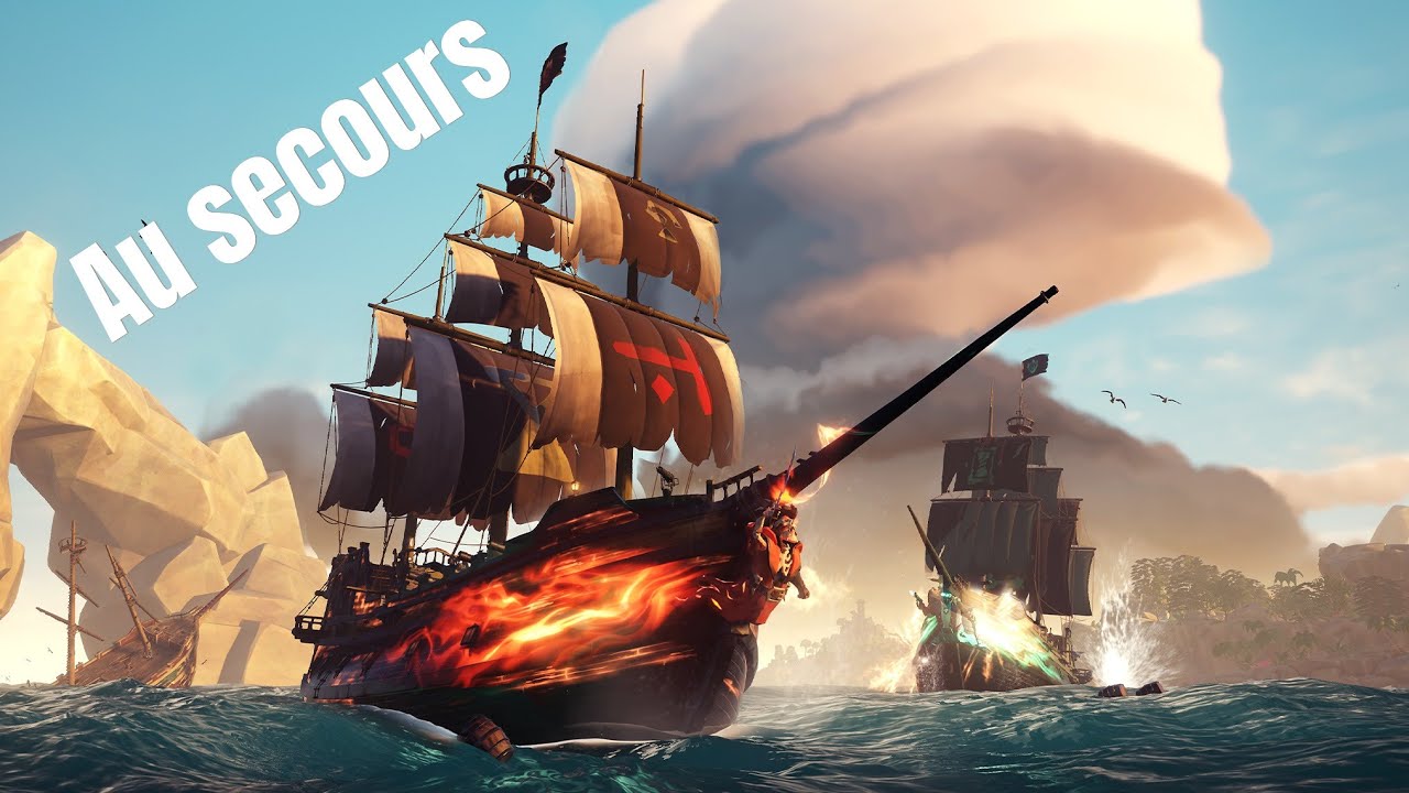 C'est un piège !!! Au secouuuuuuuur !! (Sea of thieves)