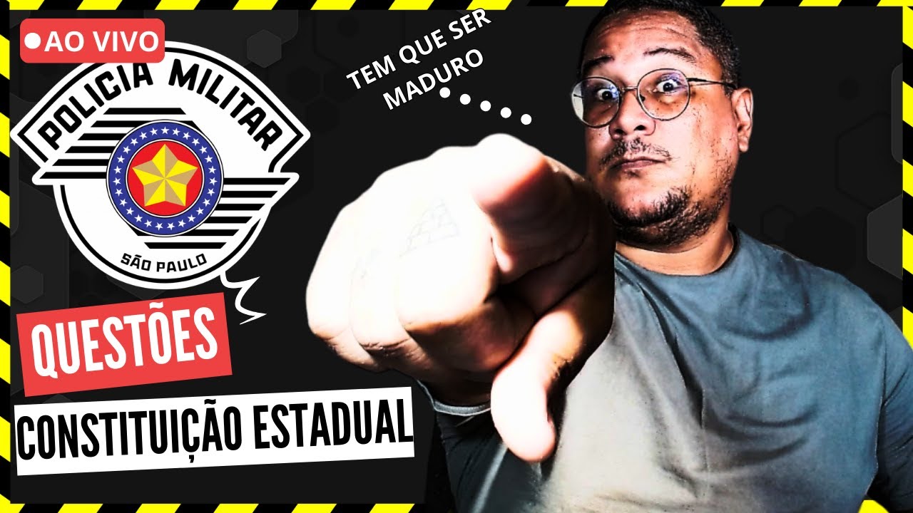 🚔 PMESP-  CONSTITUIÇÃO ESTADUAL DE SÃO PAULO [ QUESTÕES ]