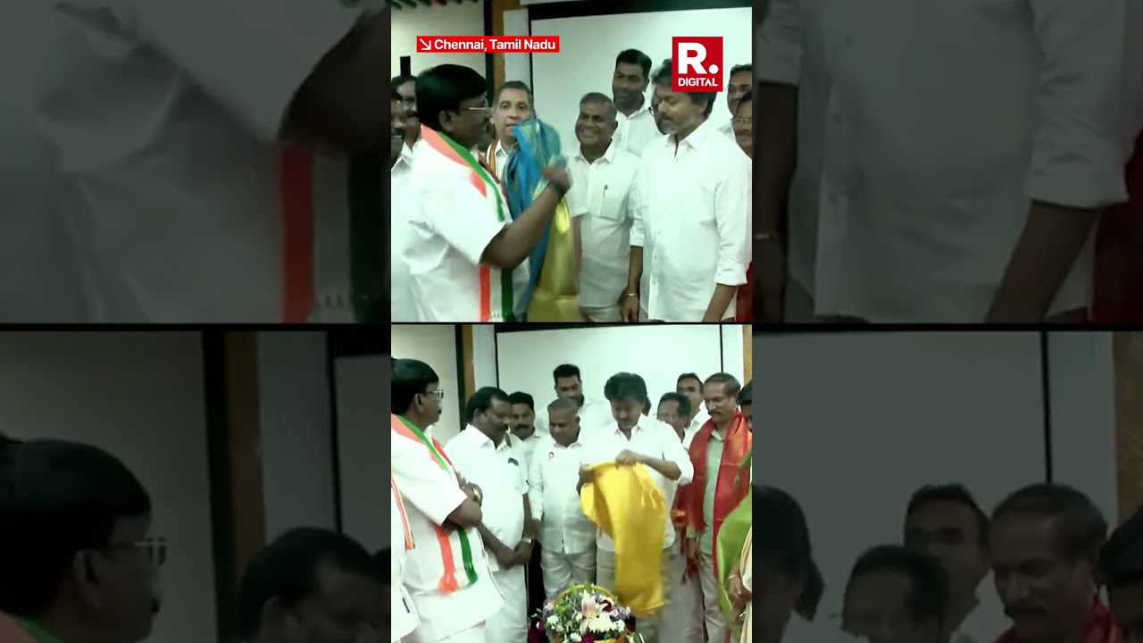 Congress Leaders Meet TVK Chief Vijay in Chennai