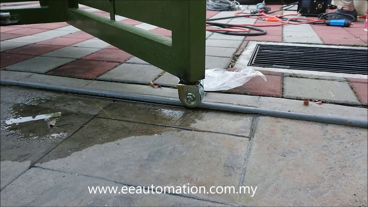 Auto Gate Wheel Damaged – Replaced Folding Gate Bottom Wheels In Kajang, Bangi, Semenyih Area