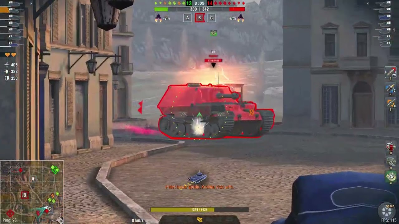 WoT Blitz oynuyorum ama idris mikrofonu yiyor