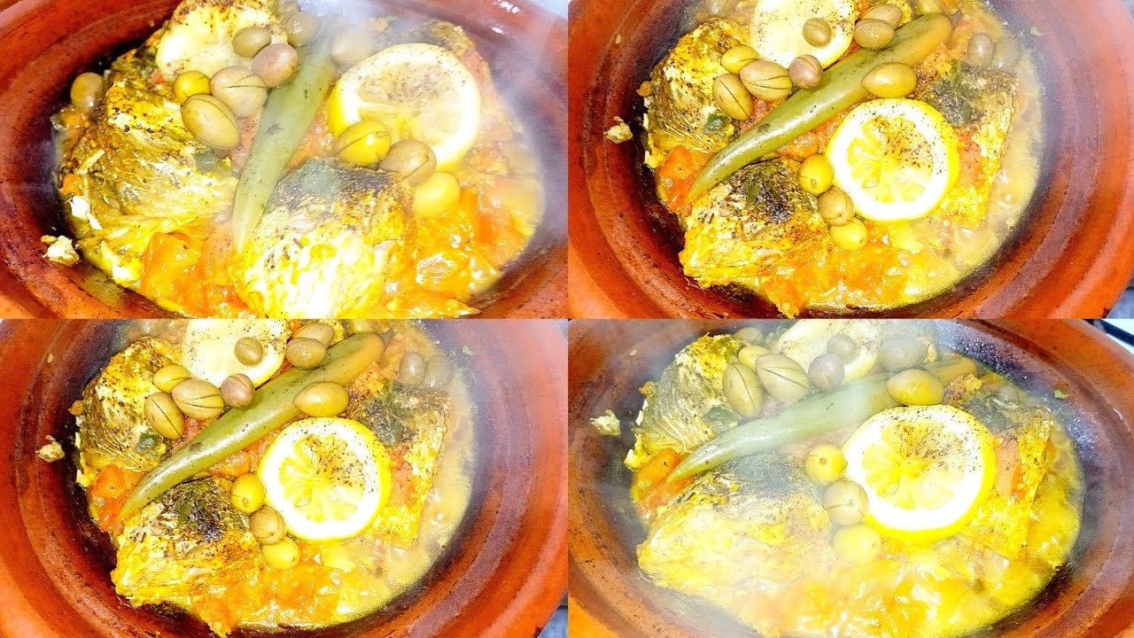 طااجين دياال الحوت كييجي راائع ولذيذ وكيشهي وبطريقة جد سهلة