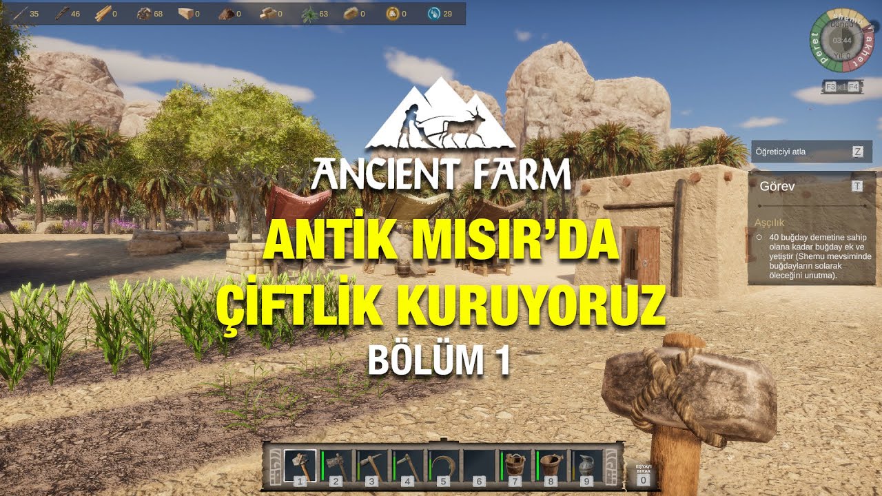Ancient Farm – Antik Mısır’da Çiftlik Kuruyoruz | Bölüm 1