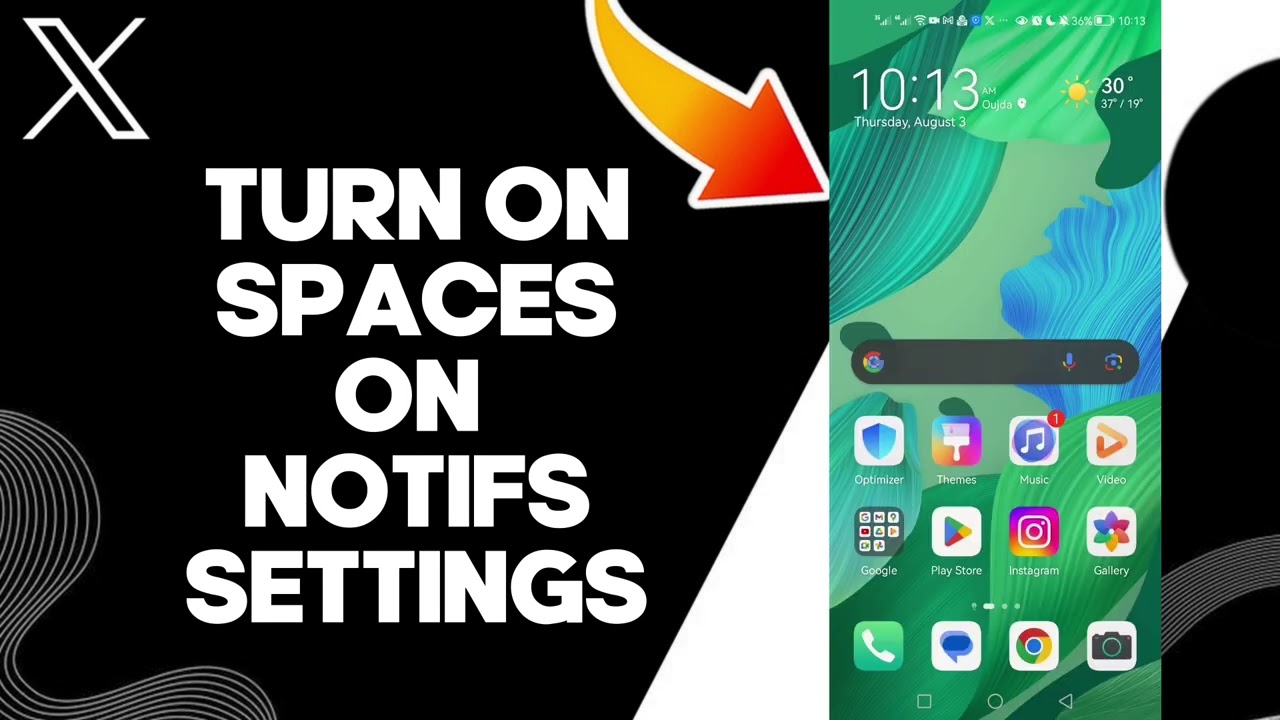 How To Turn On Spaces On Notifications Settings On X Twitter App