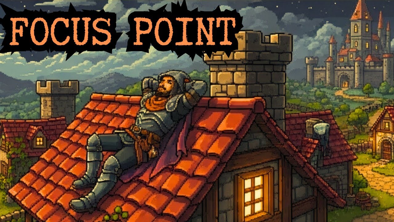 Medieval Ambient Music for Focus & Study | Moonlit Castle Walls at Night