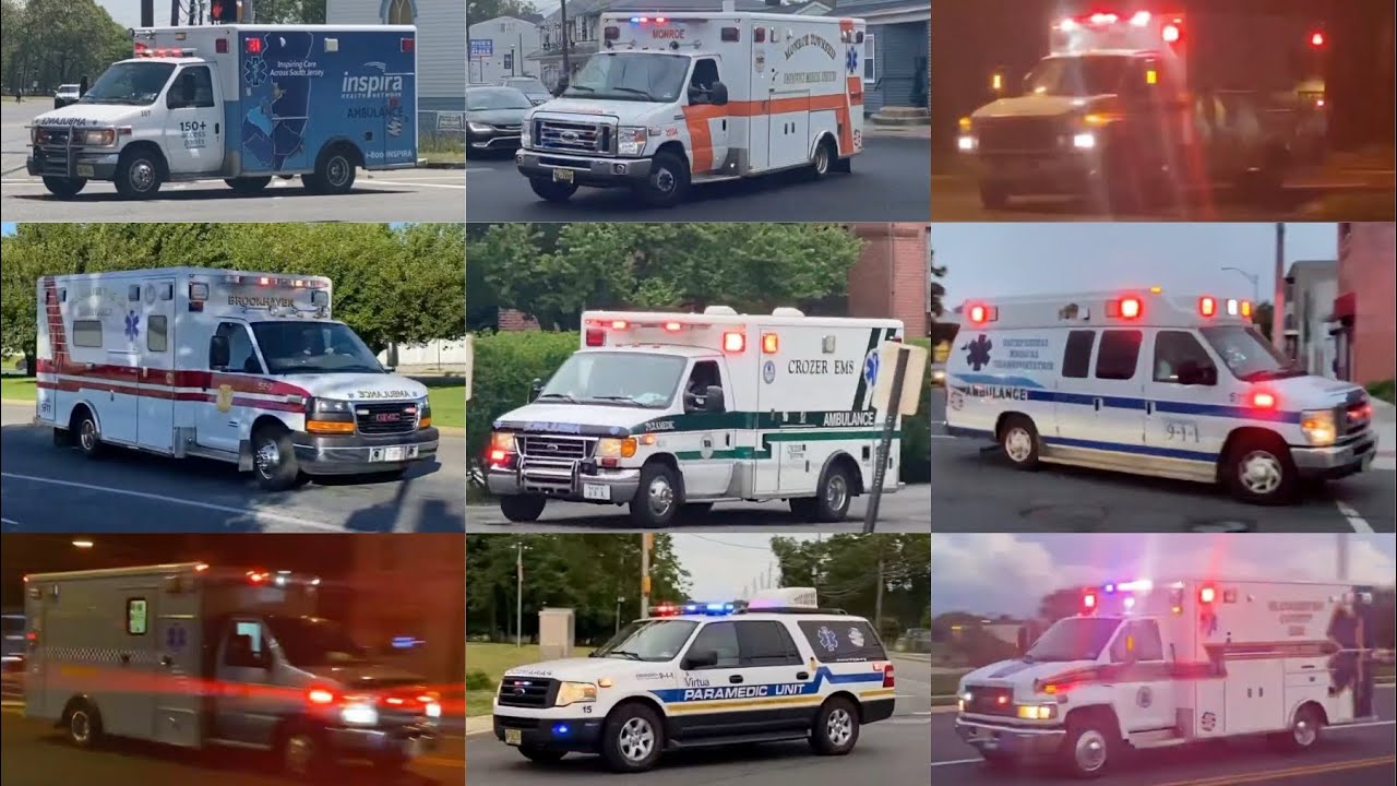 Ambulances Responding Compilation #3