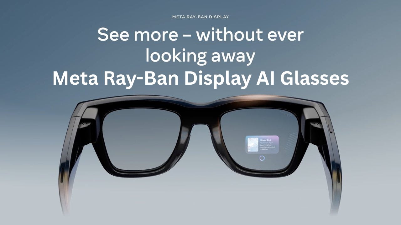 Meta Ray-Ban Display AI Glasses &ndash; The Future of Smart Wearable Technology