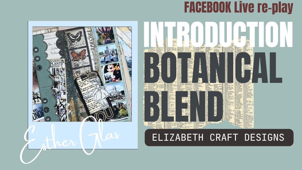Facebook live replay- showcasing my new Botanical Blend Collection | Lots of samples by DesignTeam