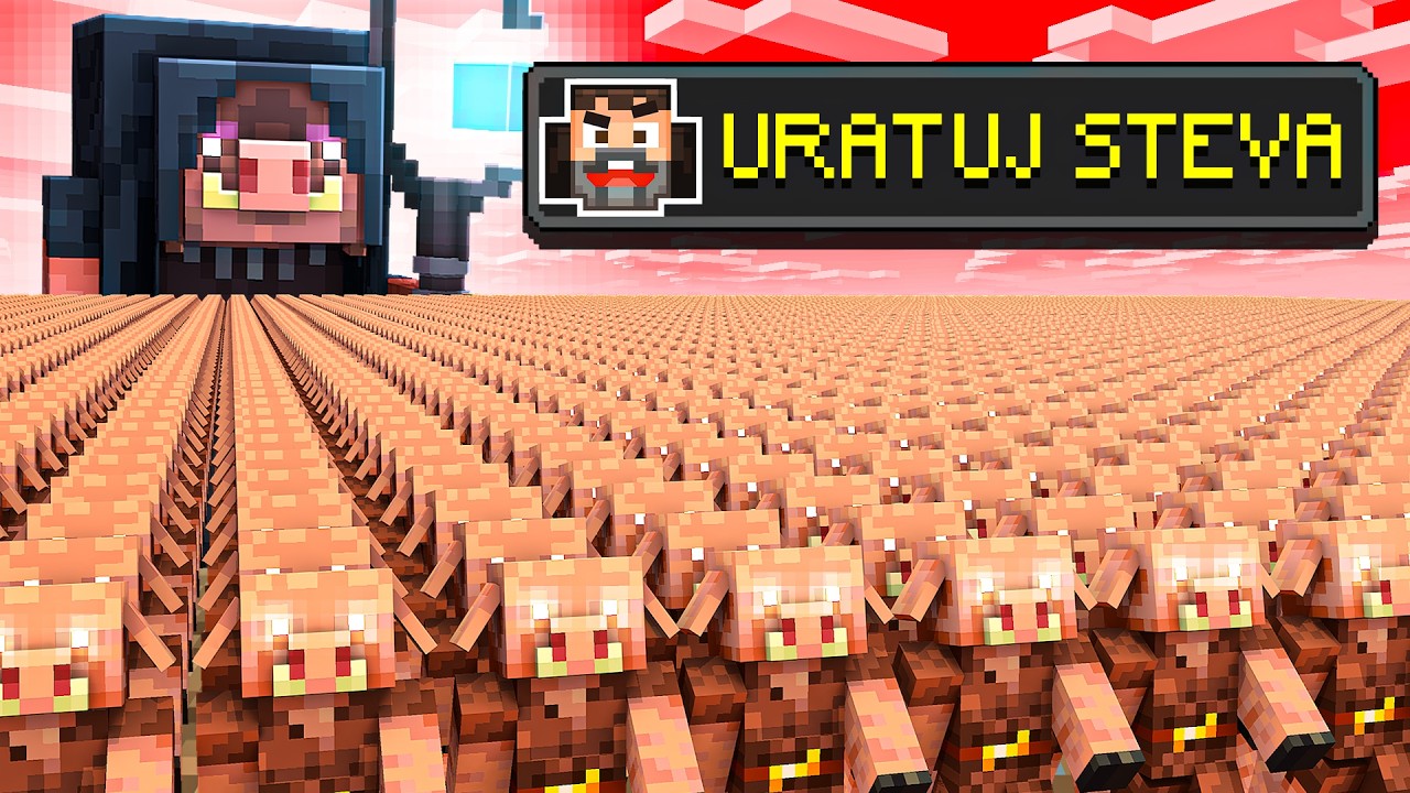 MINECRAFT, ALE URATUJ STEVA!