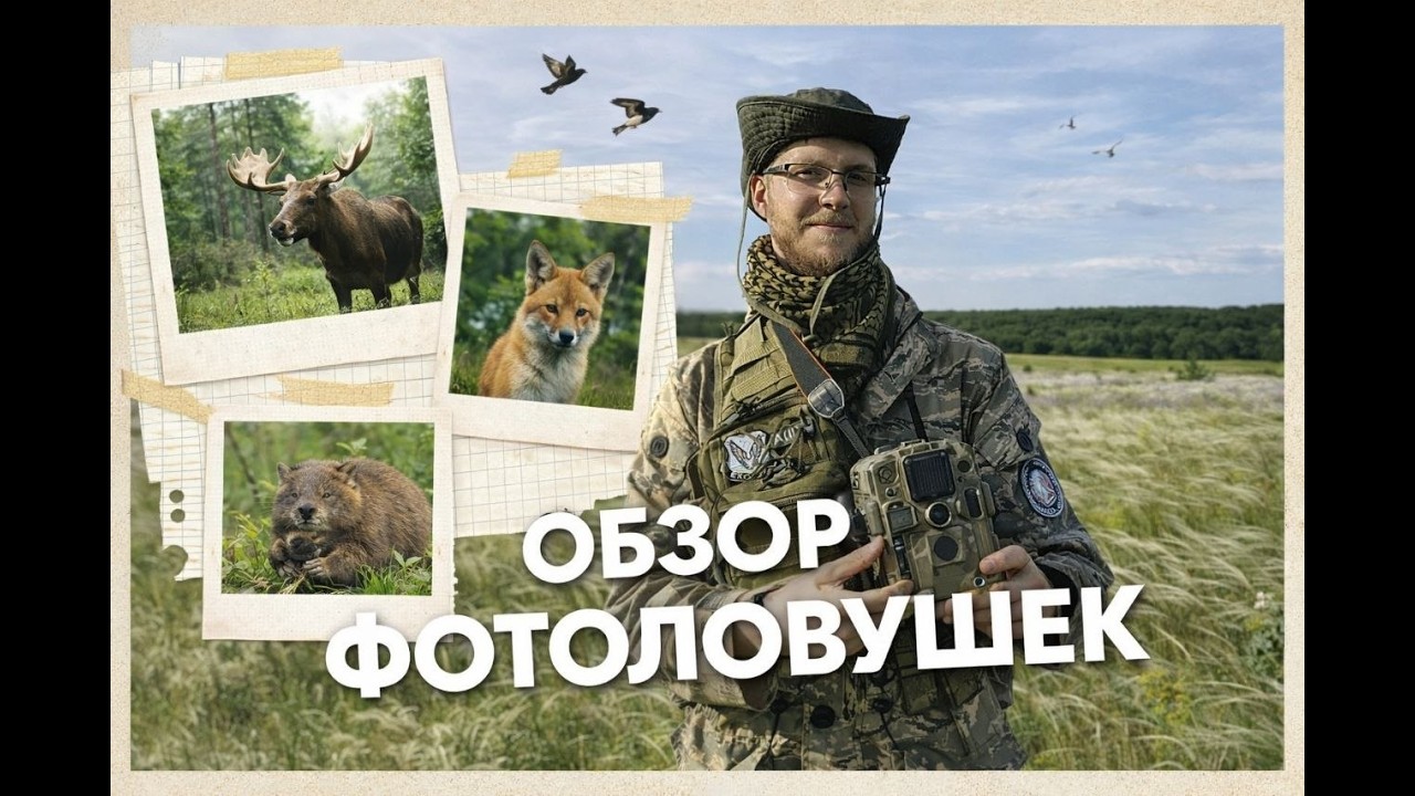 Обзор ФОТОЛОВУШЕК 2025! Какую фотоловушку выбрать.ОПЫТ реального использования. ЛЫСОГОРЬЕ  