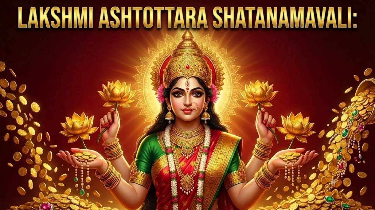 Lakshmi Ashtottara Shatanamavali : Removes Money Problems Fast