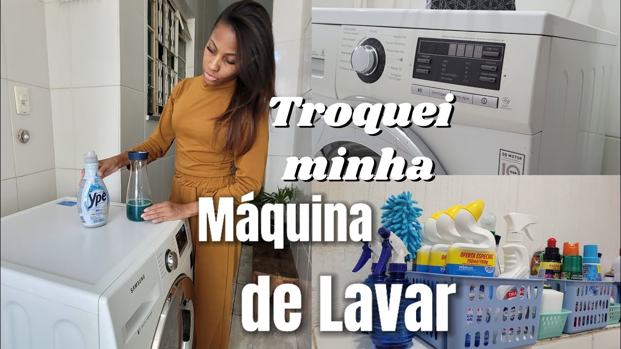 Troquei minha Máquina de Lavar.