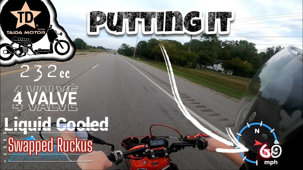 Gy6 232cc 4 Valve Hits Interstate Speeds