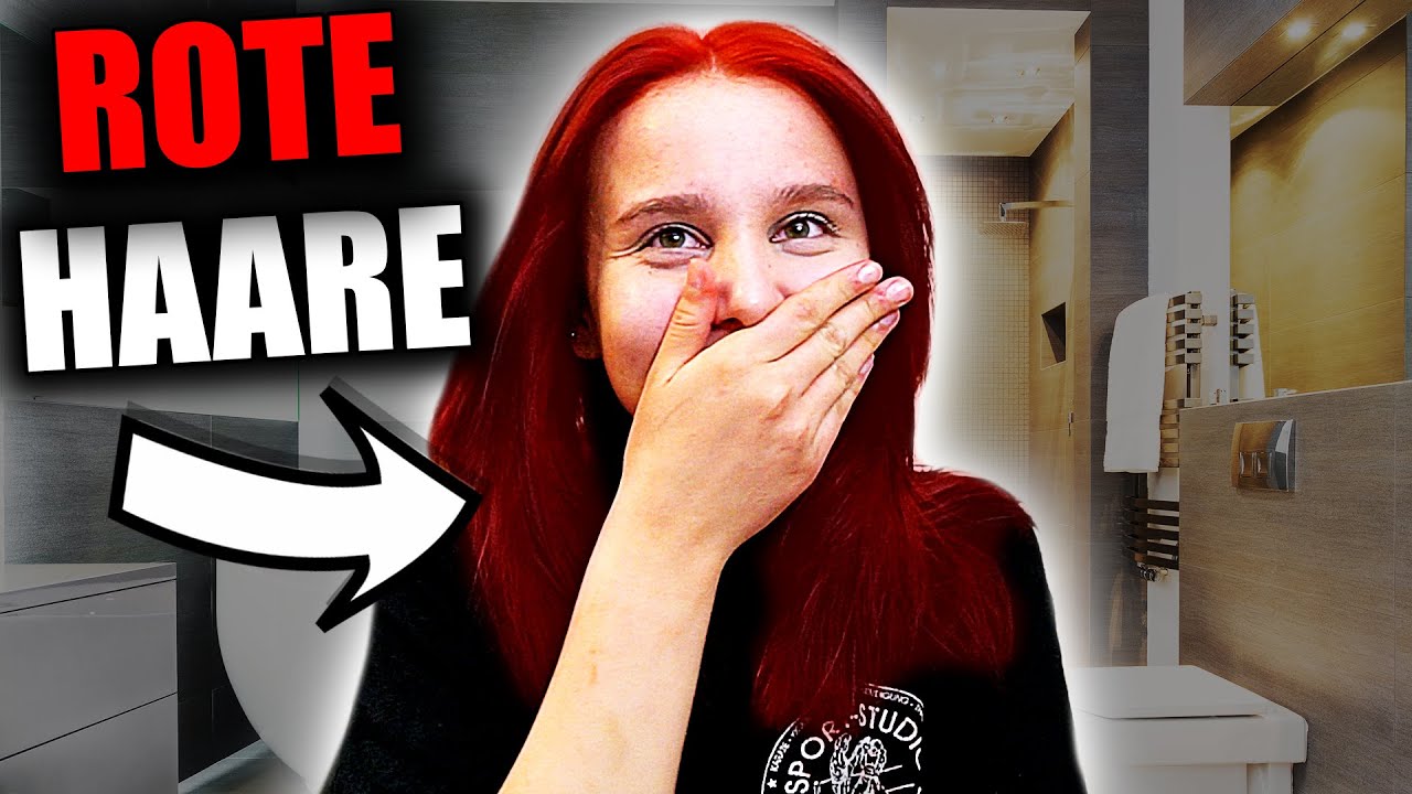 Ich färbe meine HAARE ROT !😳 - Celina