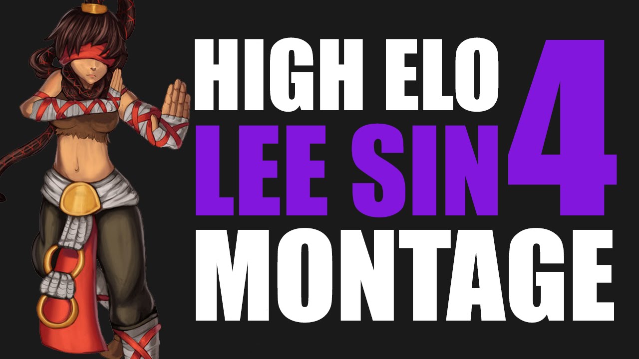 TheDarkTongo High Elo Lee Sin Montage 4 - Best LoL Plays